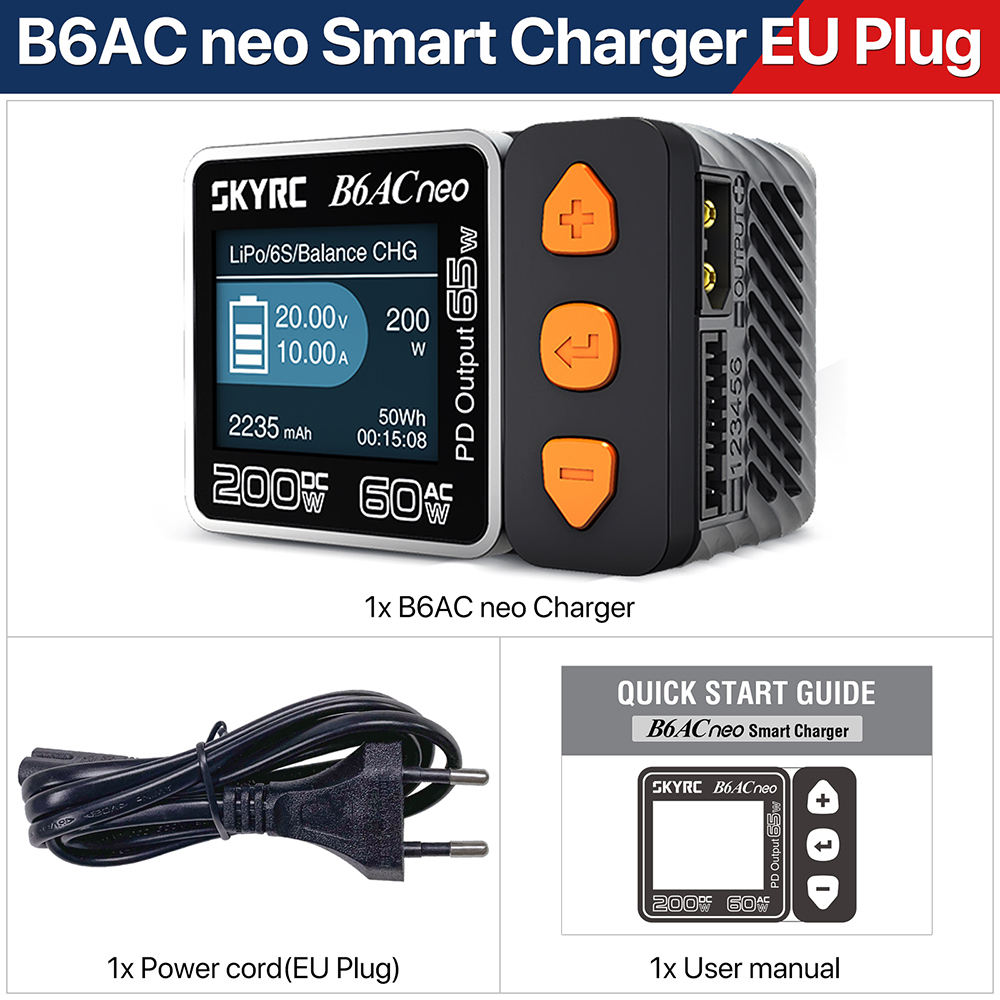 SKYRC B6ACneo Charger DC 200W  - Skyrc B6 Neo Smart Charger บทวิจารณ์และราคา