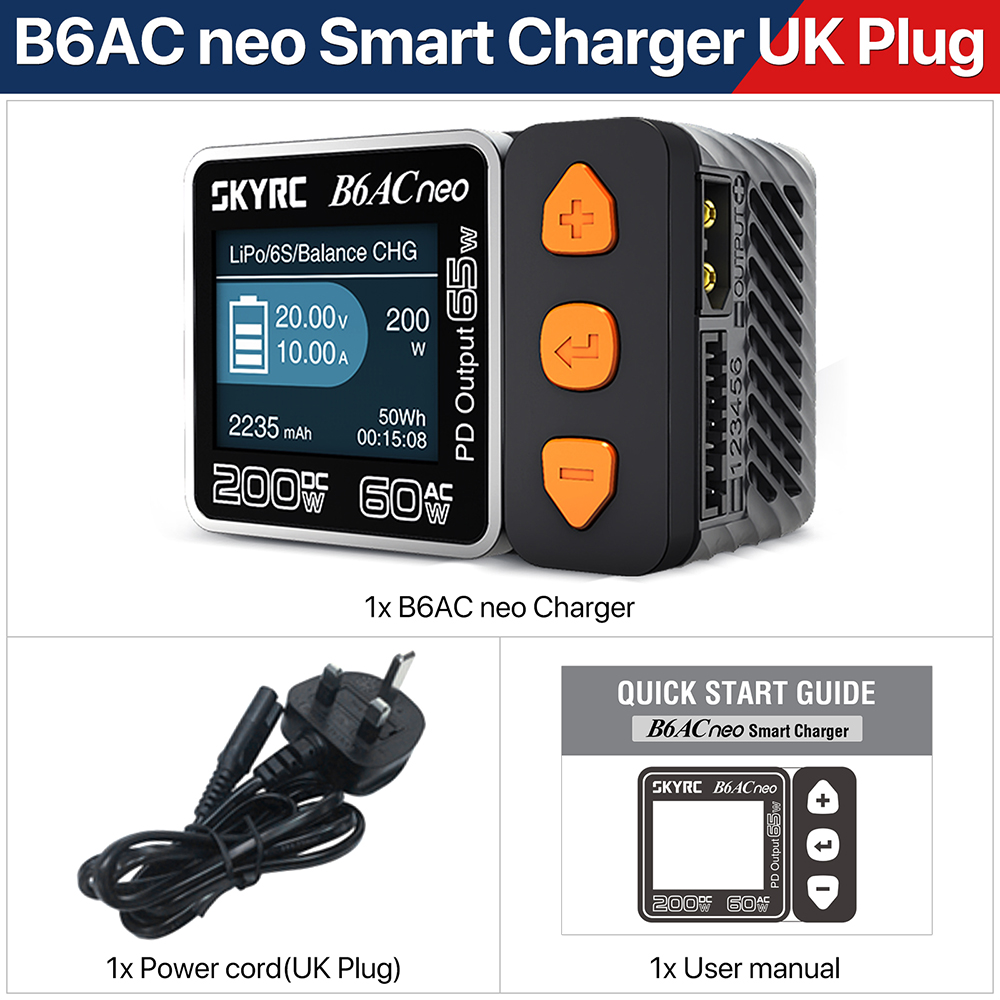 SKYRC B6ACneo Charger DC 200W  - Skyrc B6 Neo Smart Charger บทวิจารณ์และราคา