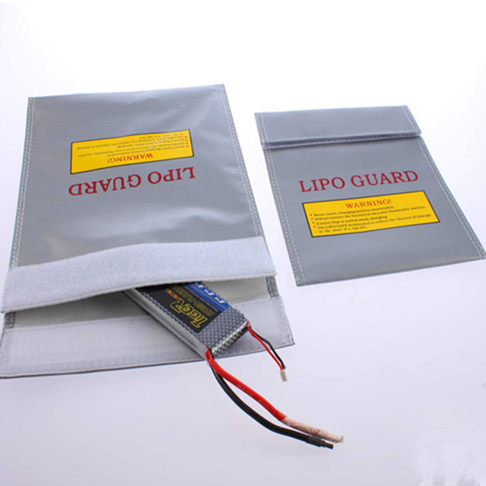 กระเป๋าเก็บแบตเตอรี่ Lipo ขนาด - Lipo Battery Fireproof Safety Charge Box บทวิจารณ์และราคา