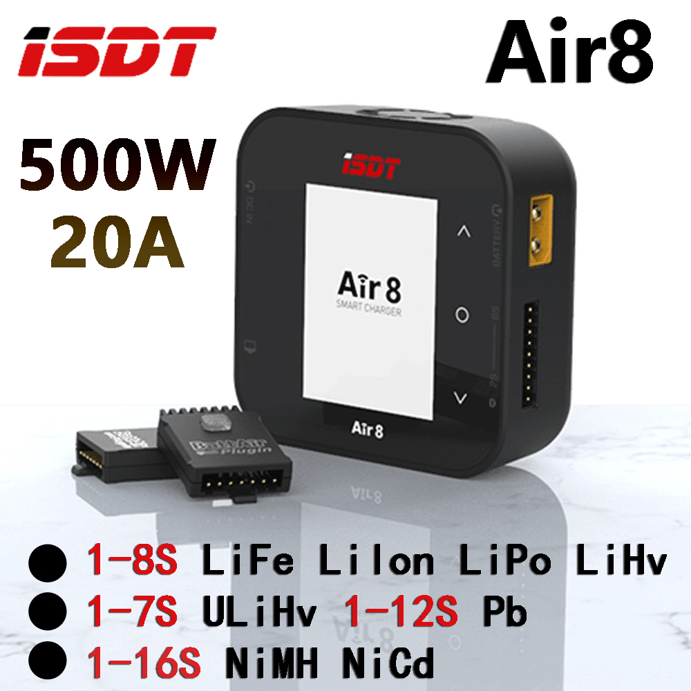 เครื่องชาร์จแบตเตอรี่อัจฉริยะ  - Isdt Air8 8S Lipo Charger บทวิจารณ์และราคา